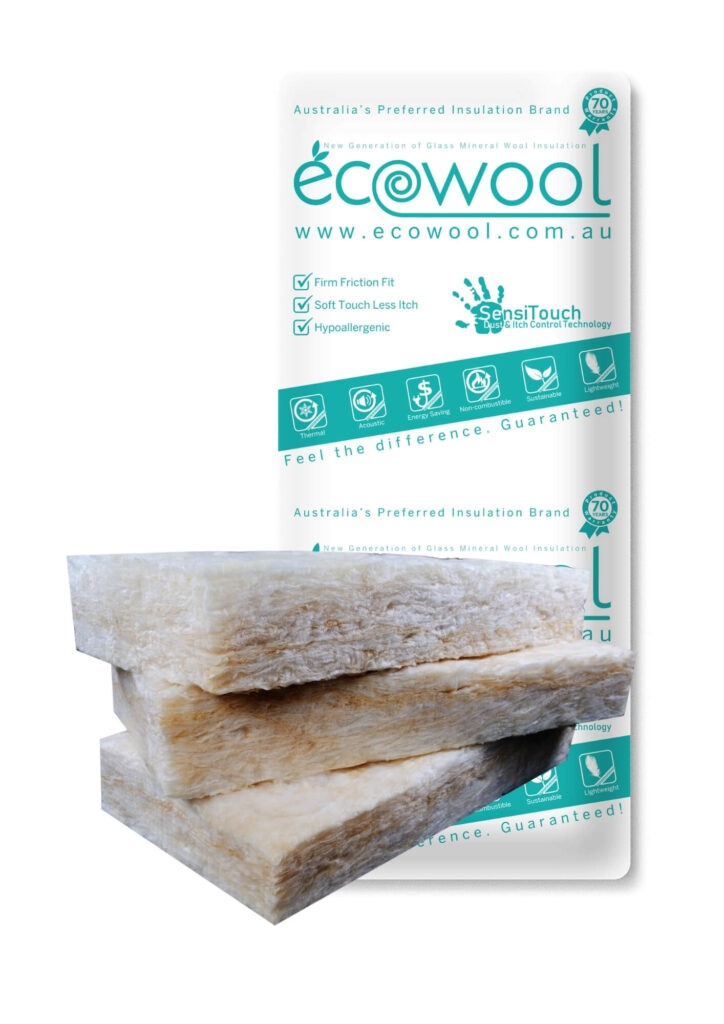 Ecowool Insulation Acoustic Partition Batts 11kg/m3 R1.8