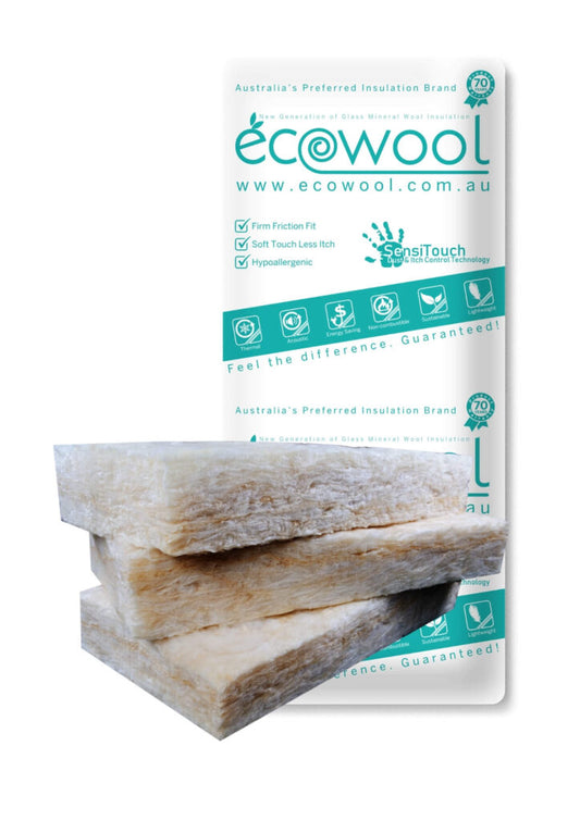 Ecowool Insulation Acoustic Partition Batts 11kg/m3 R1.2